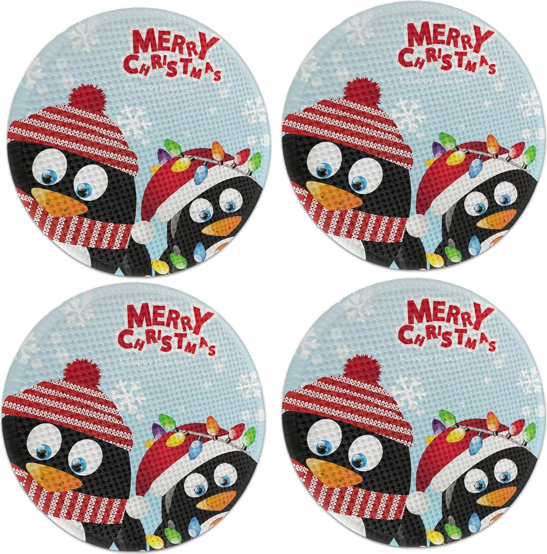 Set 4 mbulesa tavoline, Hermia Concept, model Krishtlindjesh, 37cm