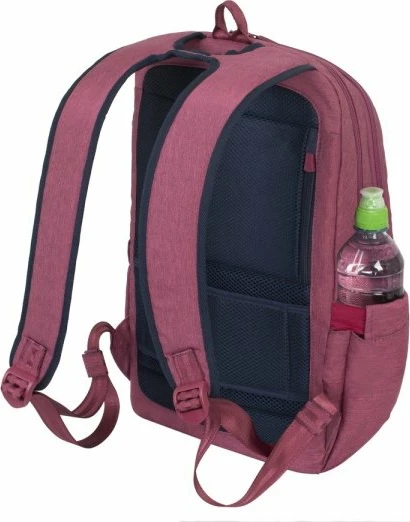 Çantë shpine për laptop RIVACASE 7760 deri 15.6\", poliester, e kuqe