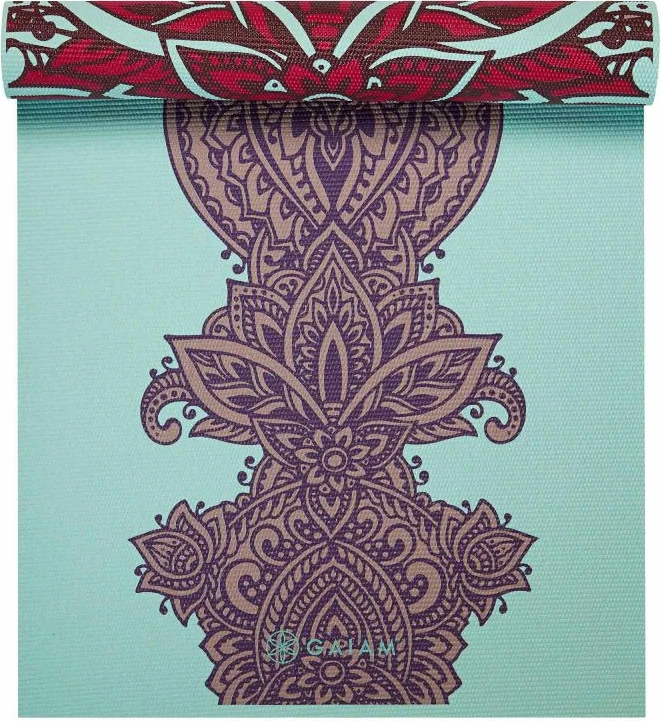 Tapet yoga Gaiam për femra dhe meshkuj, i kuq