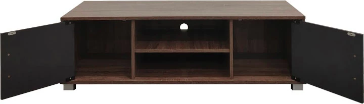 Komodinë TV Serank, ngjyrë lis-antracit, 120x40x40cm