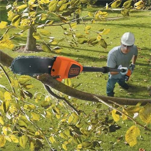Sharrë për degë BLACK+DECKER GPC1820L20-QW, 18V, 20cm, me bateri, portokalli/zezë