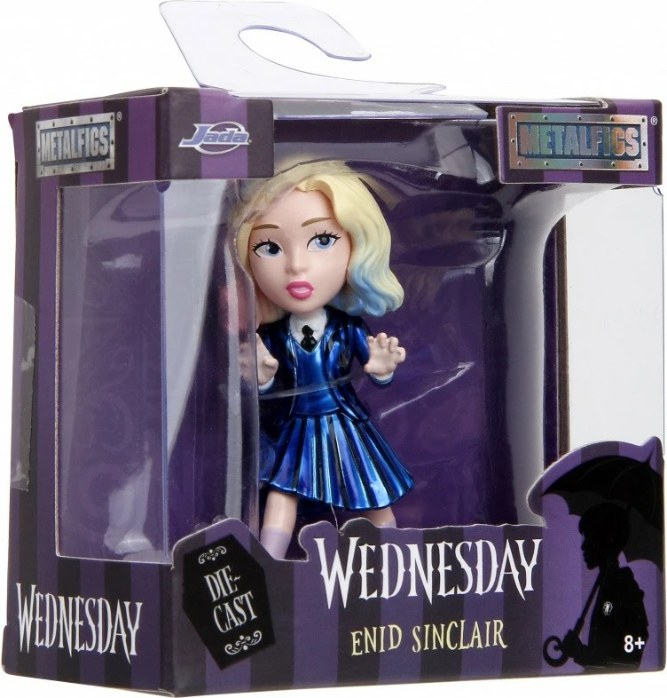 Figurë metalike JADA TOYS Wednesday, 6.5 cm, 4 lloje të ndryshme