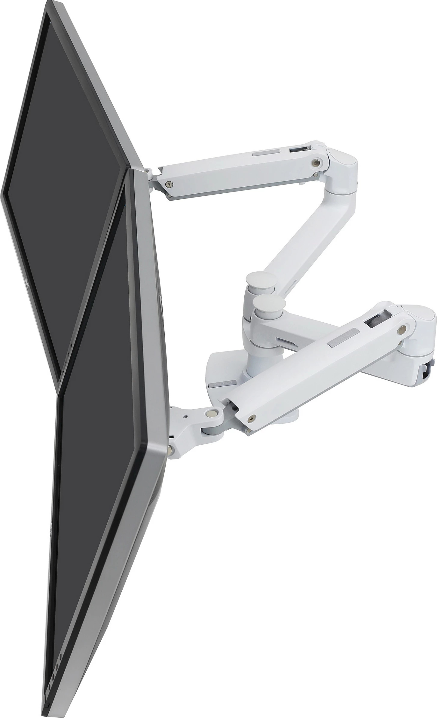 Mbajtëse për dy monitorë Ergotron LX 45-491-216, deri 2x27", VESA 75x75/100x100, 18.1 kg, e bardhë