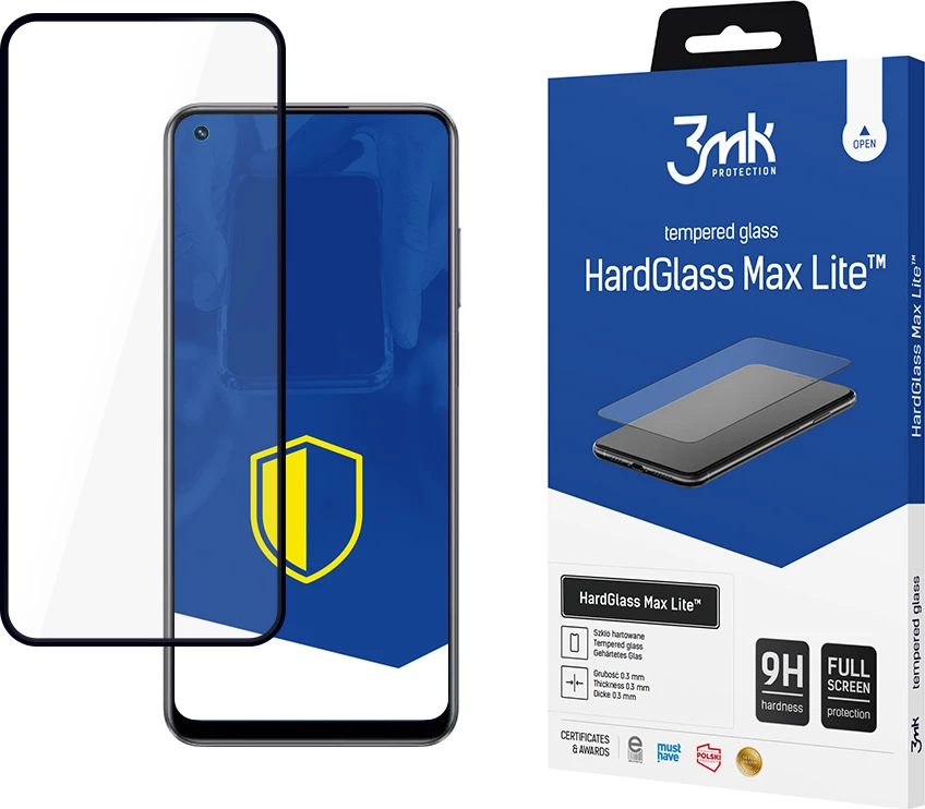 mbrojtës ekrani xham i temperuar, 3mk Protection HardGlass Max Lite, për Realme 10, 9H, mbulim full screen, trashësi 0.3 mm