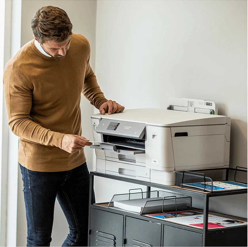 Printer ngjyrash Brother HL-J6010DW, A3, Wi-Fi, Duplex, 3500 faqe/muaj, i bardhë