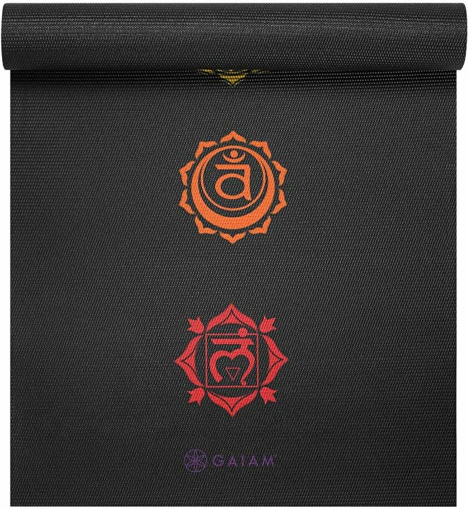 Tapet për yoga Gaiam, i zi