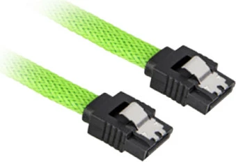 Kabl SATA III Sharkoon, 45 cm, 6 Gbit/s, zi/jeshil