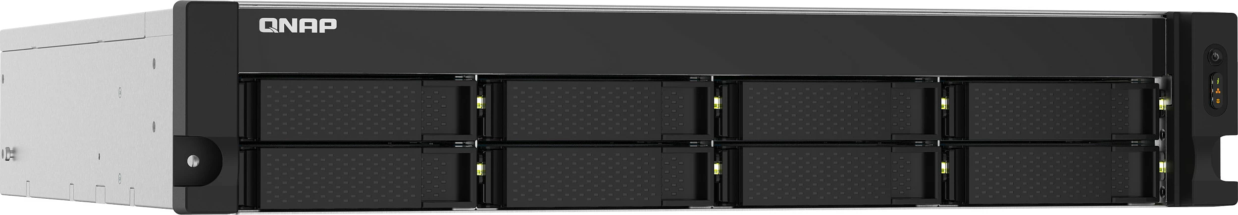 NAS QNAP TS-832PXU-RP, Rack 2U, 4GB RAM, 10GbE