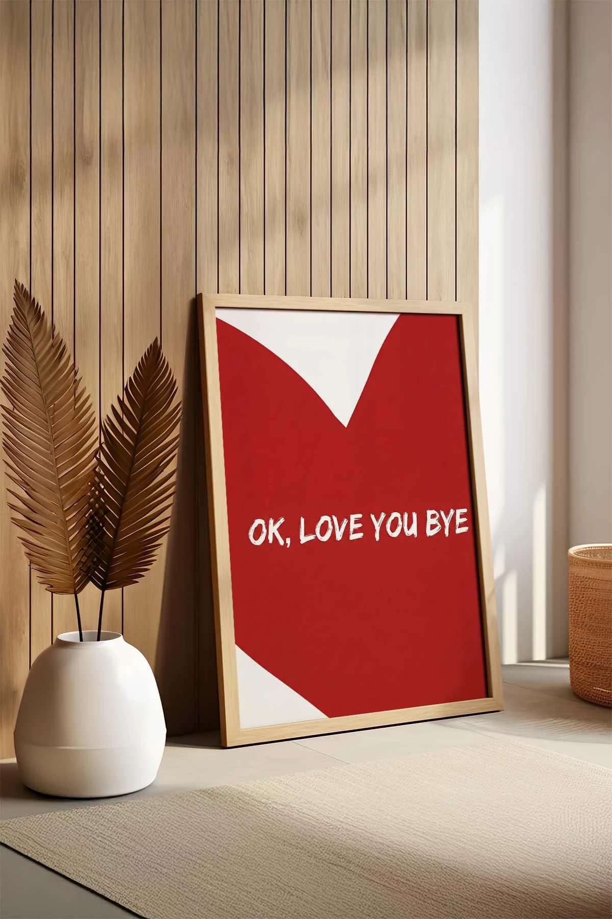 Pikturë dekorative me kornizë MDF, Wallity, shumëngjyrëshe, 33x48cm