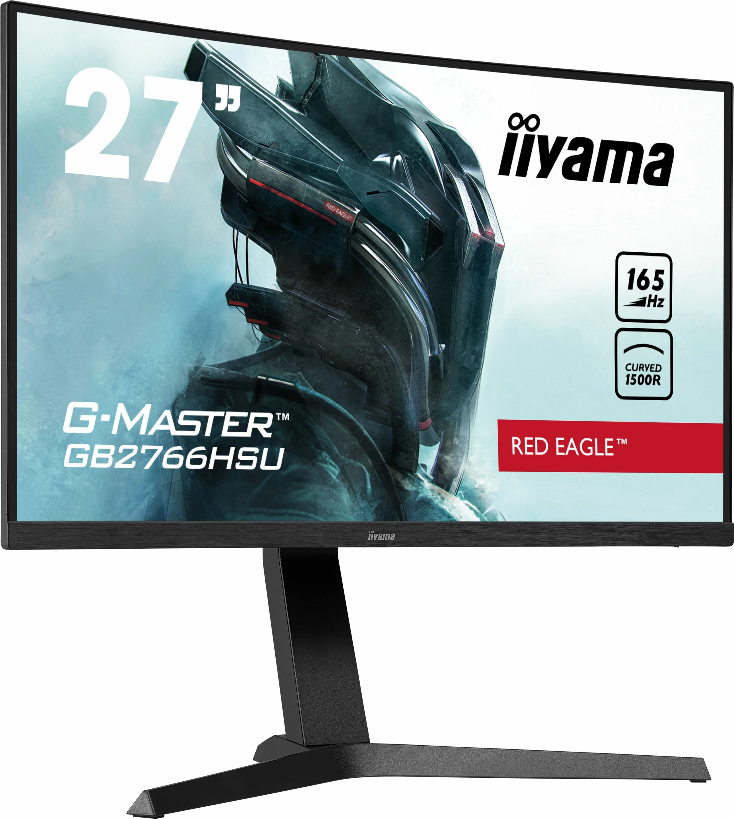 Monitor gaming iiyama G-Master GB2766HSU-B1 27\" Full HD 165Hz i lakuar, FreeSync Premium, i zi