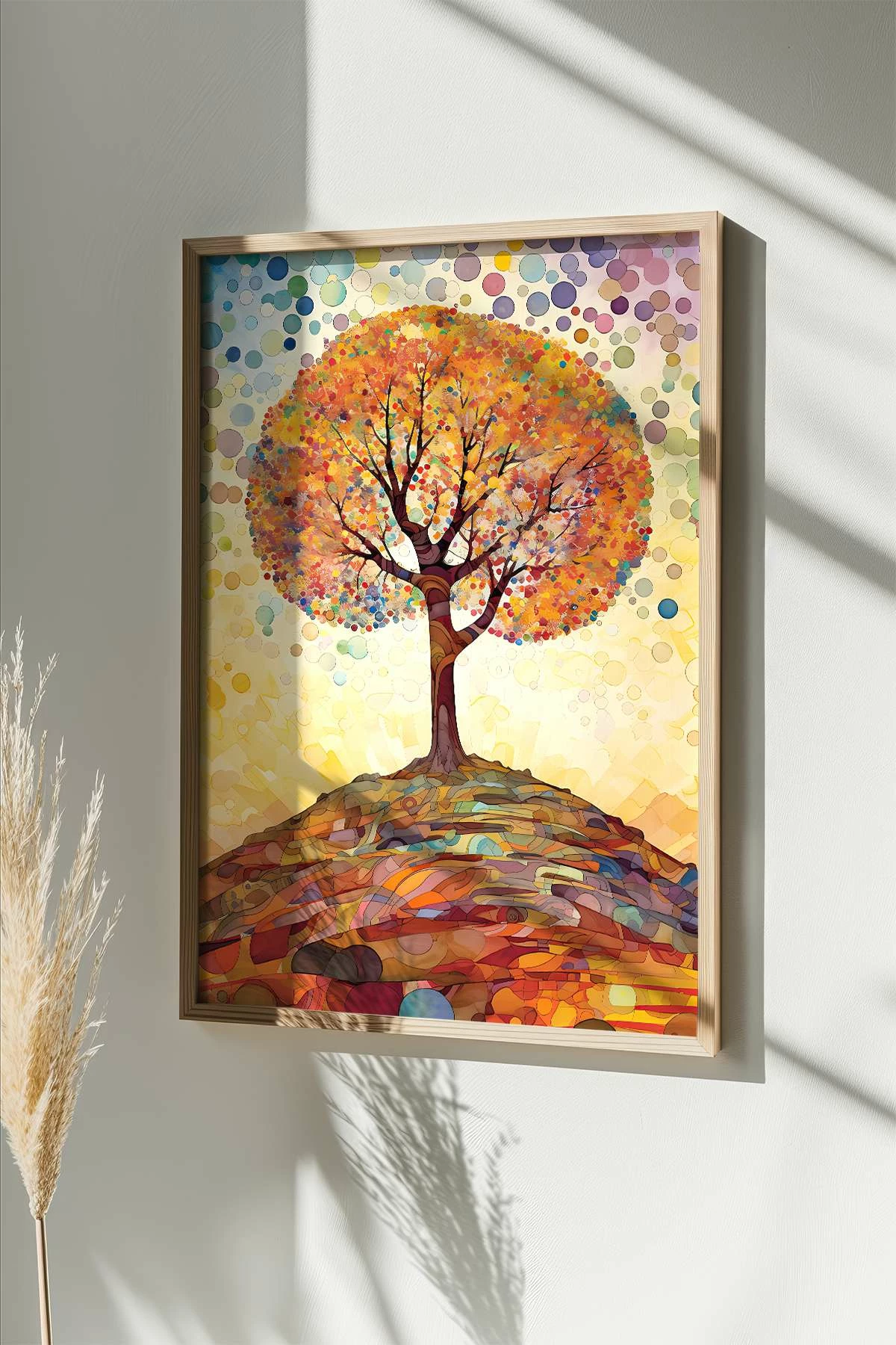 Pikturë dekorative me kornizë, shumëngjyrëshe, Wallity, Mscartmdl33, 33x48cm