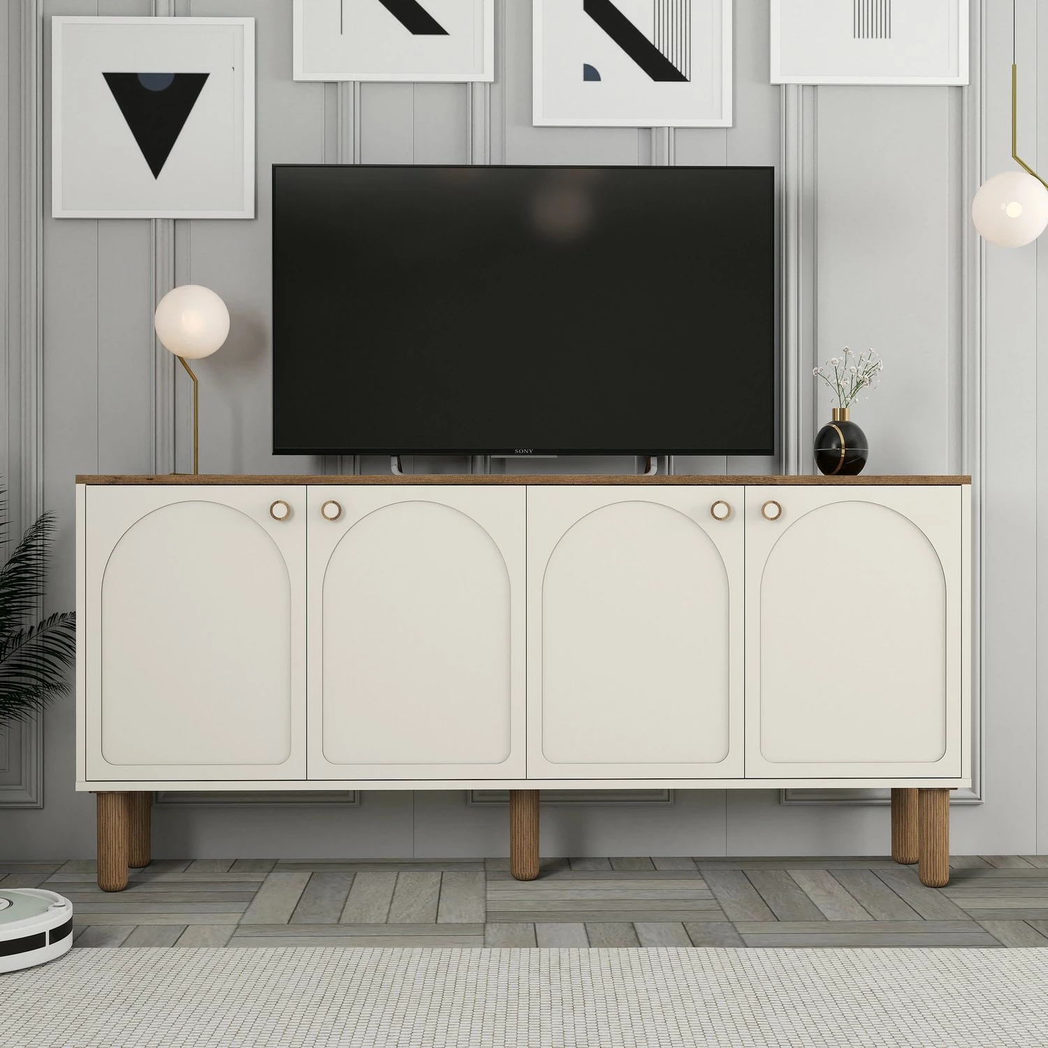 Konsol krem Skye Decor, Bohem 849