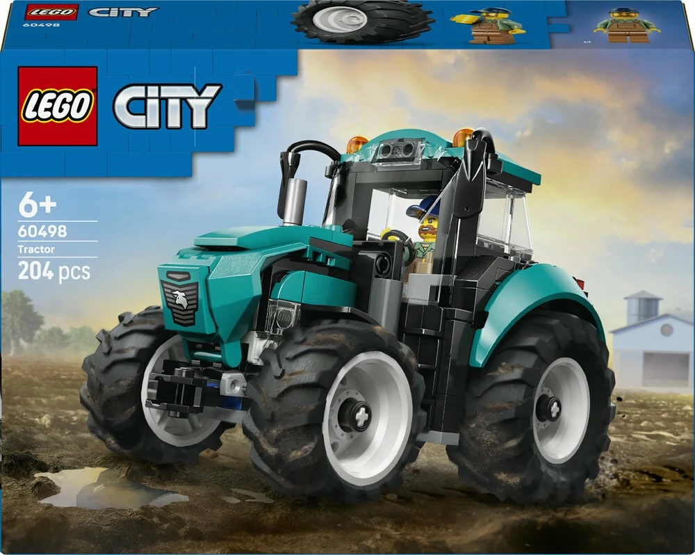 Set ndërtimi LEGO City LEGO 60498 Traktor, 204 copë, 6+, turkeze