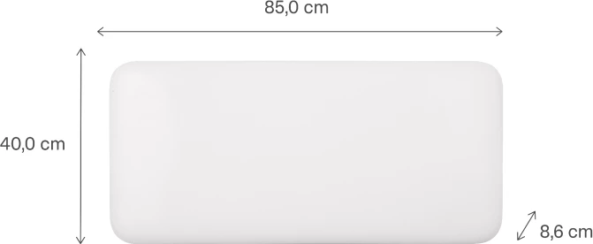 Radiator konveksioni panel MILL PA1000WIFI4 1000W Wi-Fi/Zigbee, i bardhë