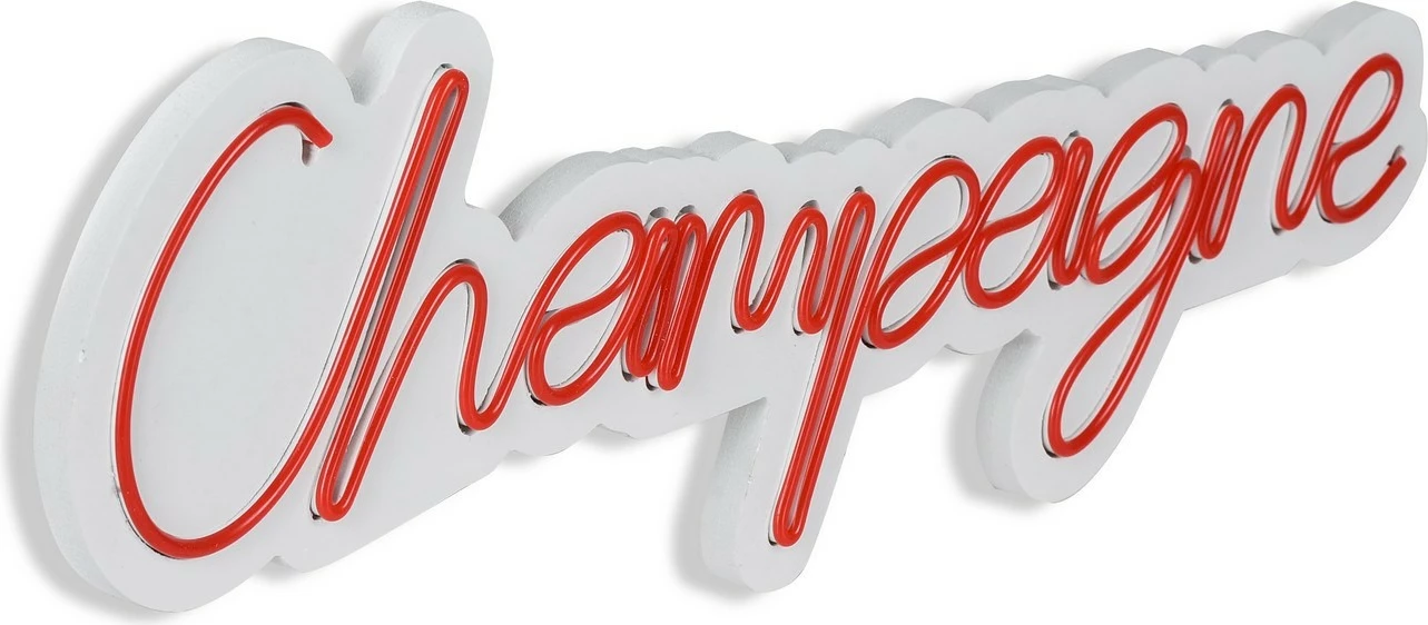 Dekor dritash LED plastike, ngjyrë e kuqe, Champagne