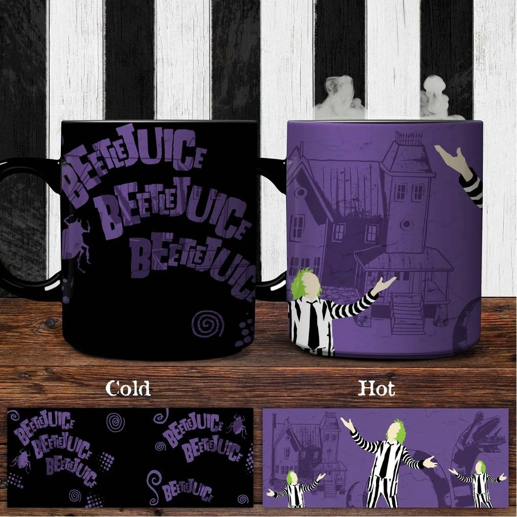 Filxhan termo-reaktiv Paladone Beetlejuice 300 ml, i zi