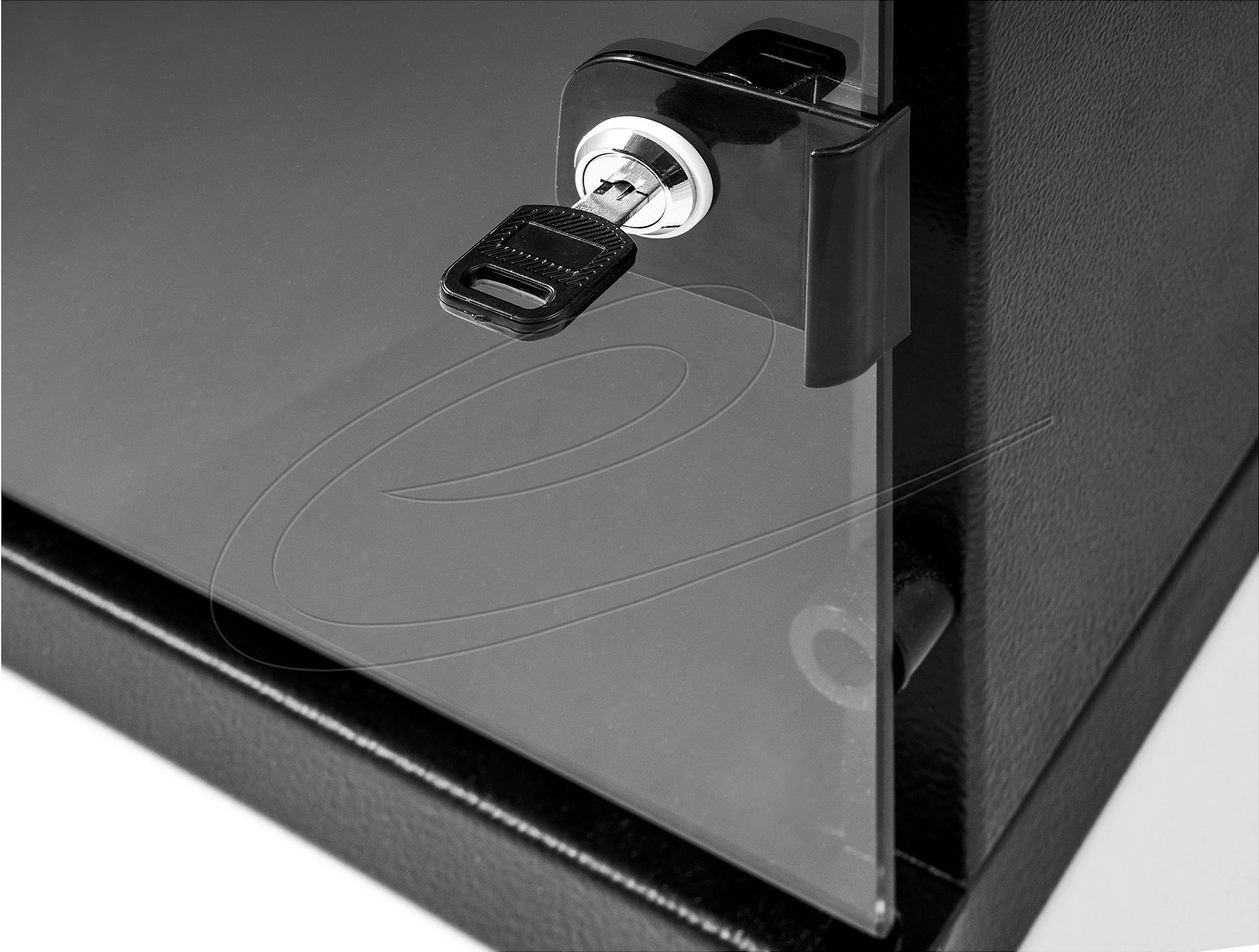 Kabinet rrjeti DeLOCK 43422, 10", 6U, montim mur/dysheme, me çelës, i zi