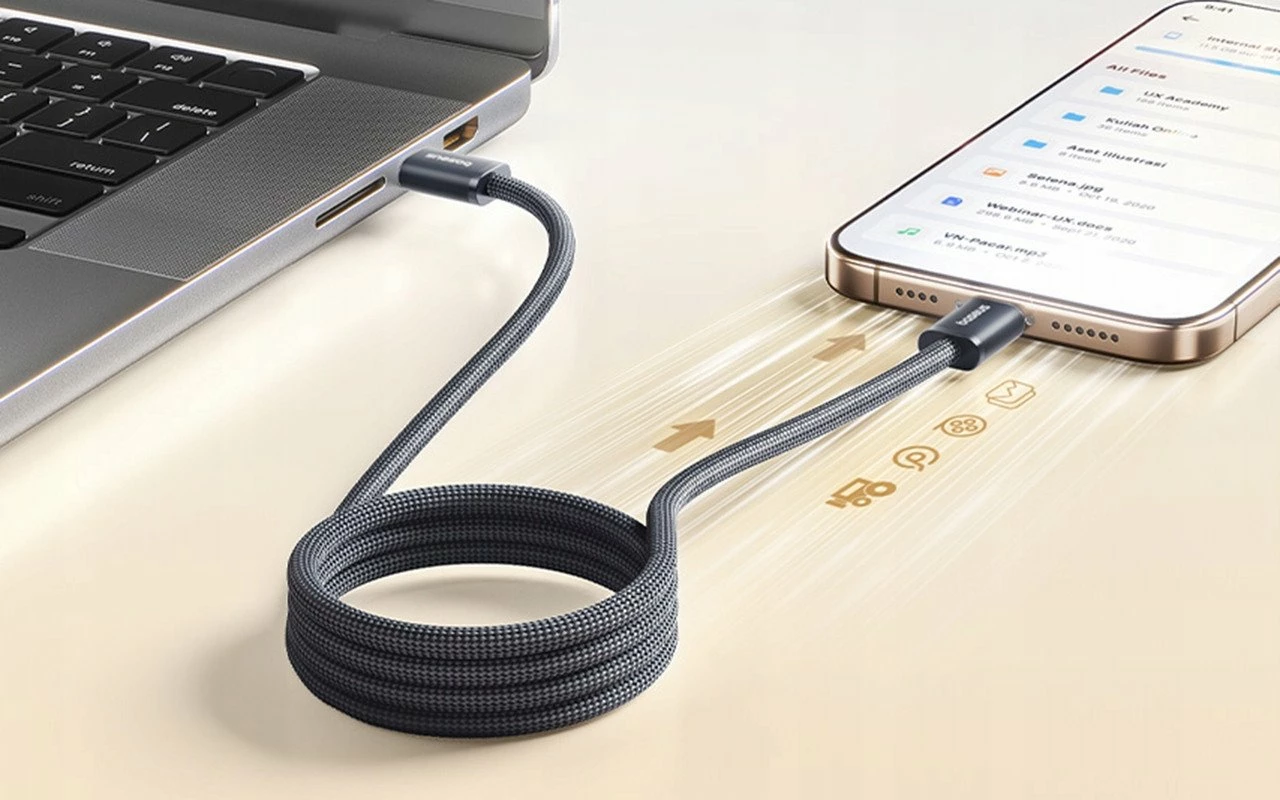 Kabëll USB-C në USB-C Baseus Dynamic 4 Pro BSU9073 100W 1 m, i zi