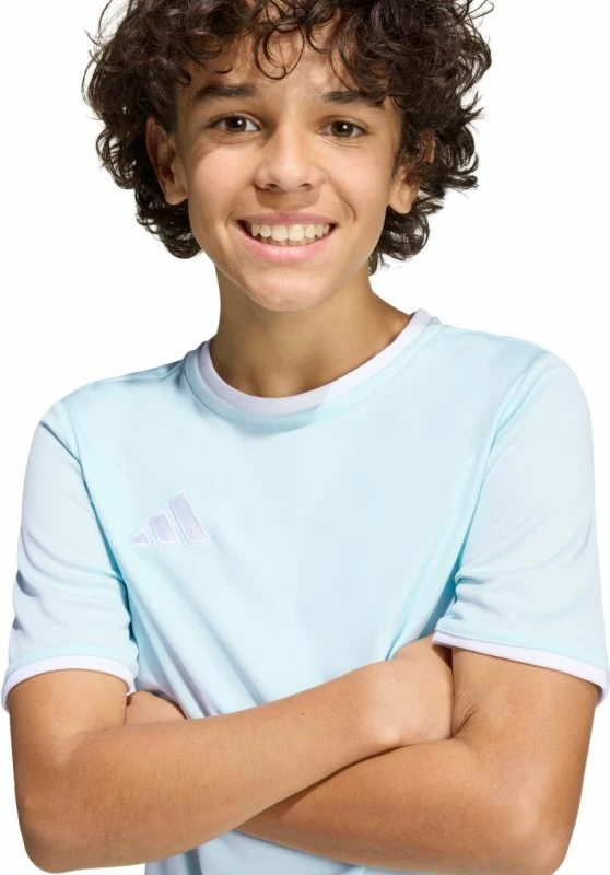 Maicë futbolli për fëmijë adidas, kaltër [Madhësia: 116 cm]
