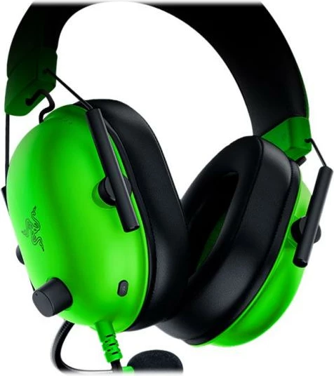 Kufje gaming, Razer, BlackShark V2 X (RZ04-03240600-R3M1), drivera 50 mm, 7.1 surround, mikrofon HyperClear, 3.5 mm, kabllo 1.5 m, e gjelbër