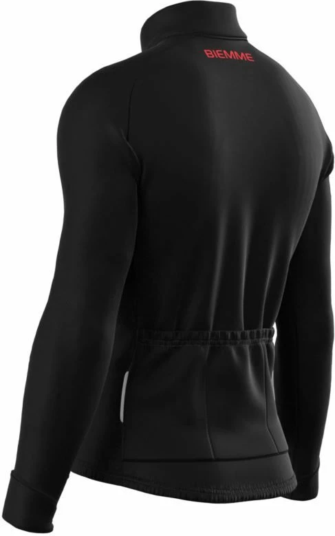 Maicë me mëngë të gjata për meshkuj Biemme, e zezë e kuqe