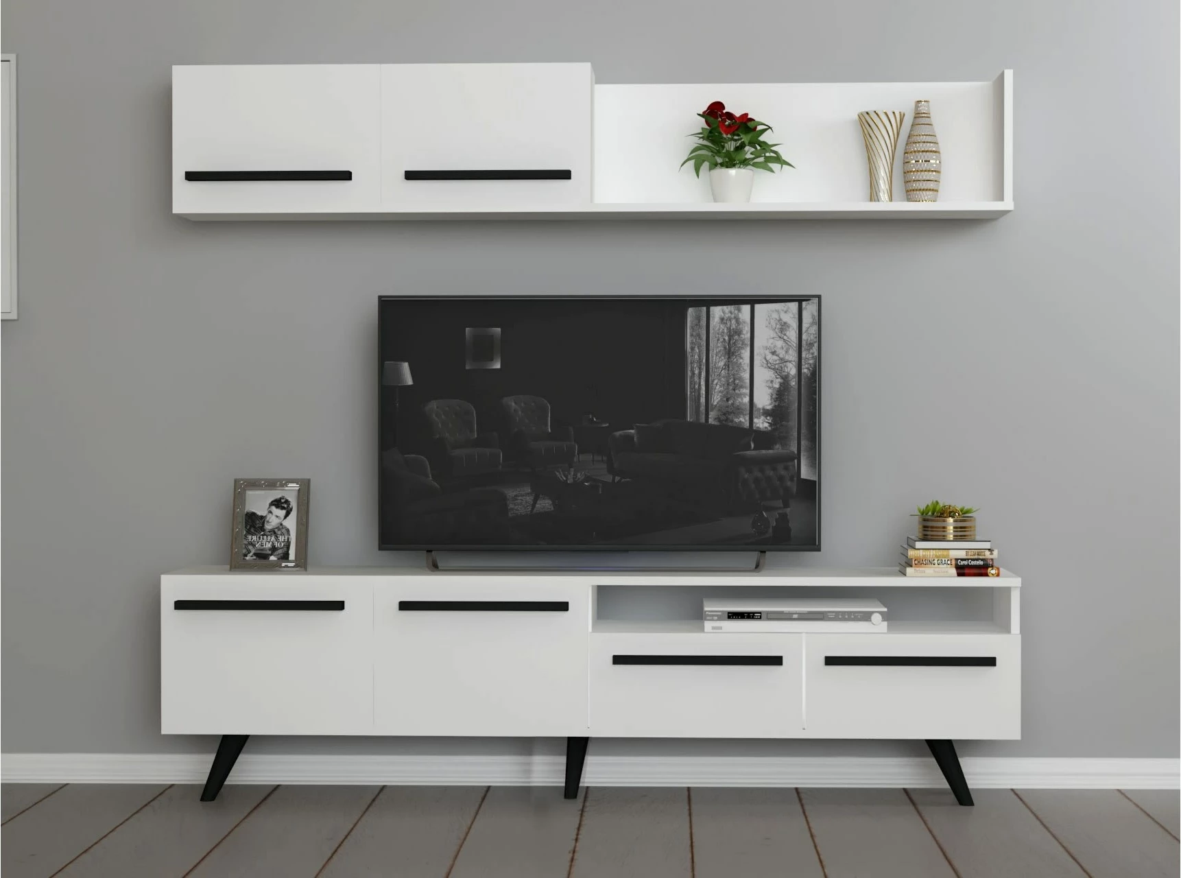 Njësi TV Hanah Home, Mono, e bardhë