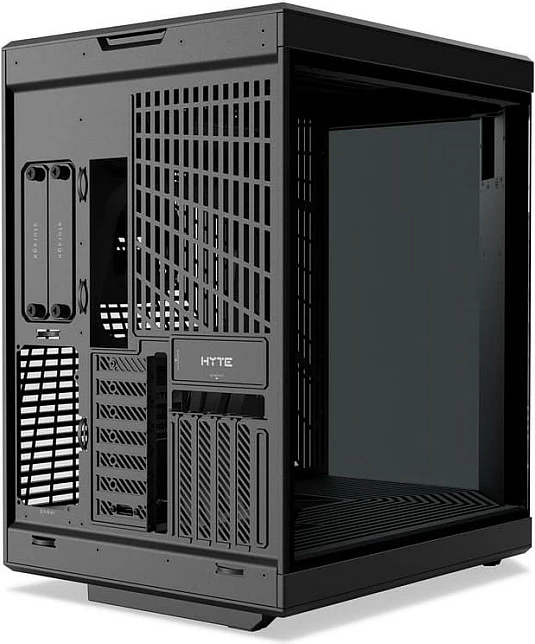 Kasë HYTE Y70 Midi Tower Touch Infinite, ATX/E-ATX, me ekran LCD touchscreen, e zezë