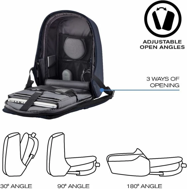 Çantë shpine për meshkuj Yakimasport, e kaltër