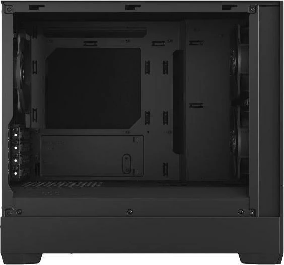 Kasë Fractal Design Pop Mini Silent Solid FD-C-POS1M-01, Mini Tower Micro-ATX/Mini-ITX, 3x120mm ventilatorë, pa dritare, e zezë