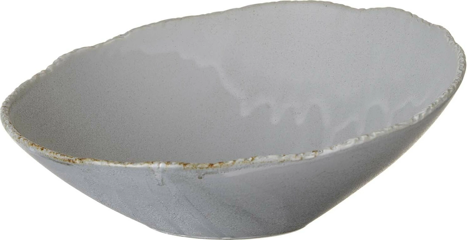 Tas buffet Fine Dine Stark Ø250 mm, 1000 ml, porcelan i vitrikuar, set 3 copë, gri