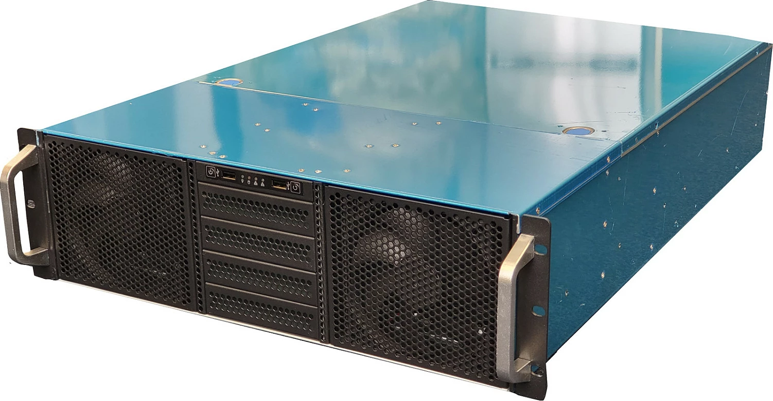 Kasë serveri Realpower RPS19-G3380, 3U, ATX, 4x3.5", e zezë