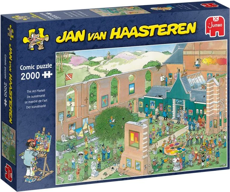 Puzzle, Jumbo, Jan van Haasteren The Art Market 20023, 2000 copa
