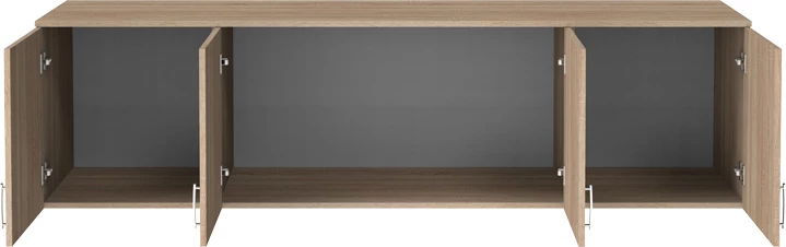 Dollap katërkanatësh Royal, sonoma, 200x58x53cm