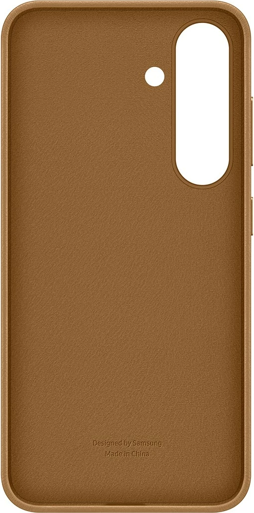 Mbështjellës Samsung Galaxy S25, Kindsuit, Lëkurë artificiale, Camel