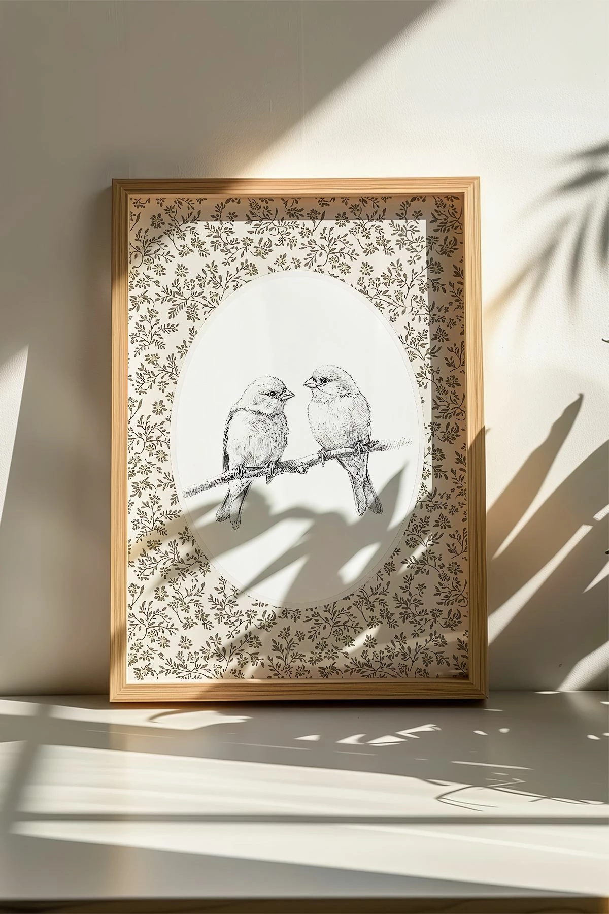 Pikturë dekorative me kornizë, Wallity, Artsmdftek22-3348, shumëngjyrëshe, 33x48cm