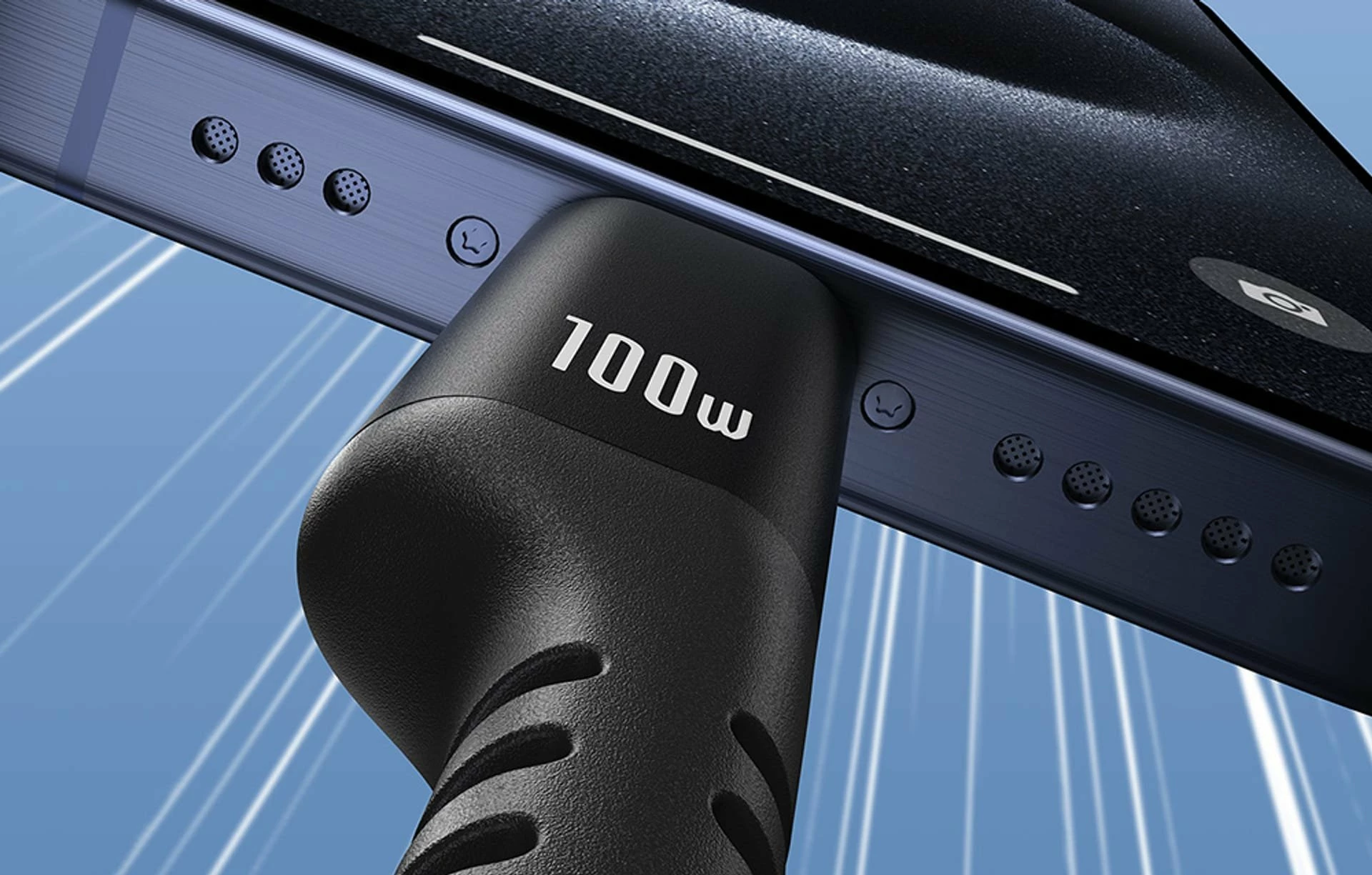 Kabllo USB-C në USB-C Baseus Fish-Eye P10320203111-00 1 m PD 100W 480 Mbps e zezë