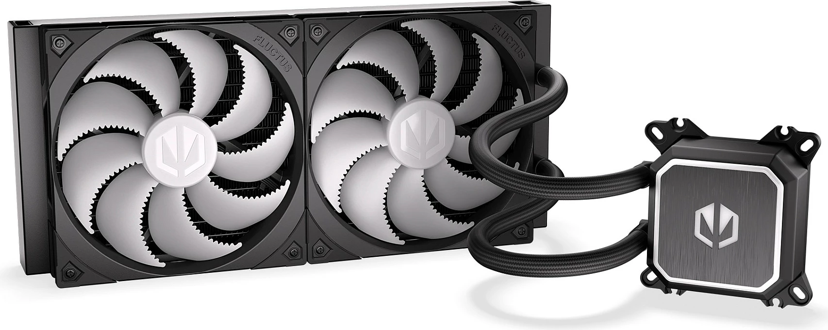 Ftohës uji AIO për CPU Endorfy Navis F280 ARGB, 280mm, 2x140mm PWM, i zi