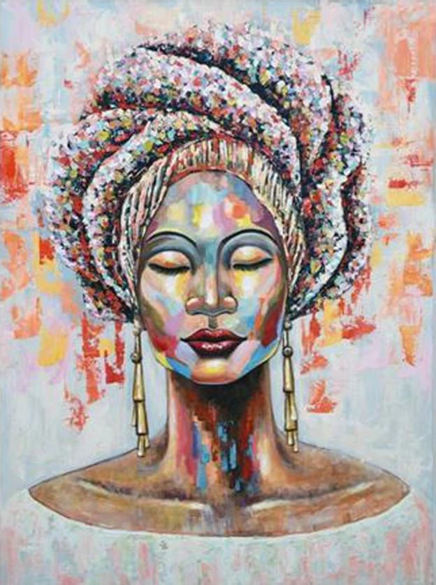 Pikturë dekorative Bahiyah, kanavacë shumëngjyrëshe, 90x120x4 cm