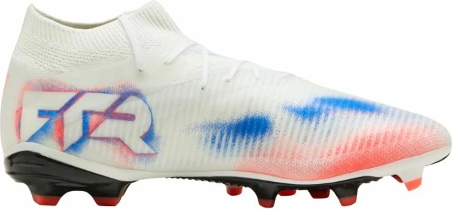 Atlete futbolli për fëmijë Puma, të bardha/portokalli