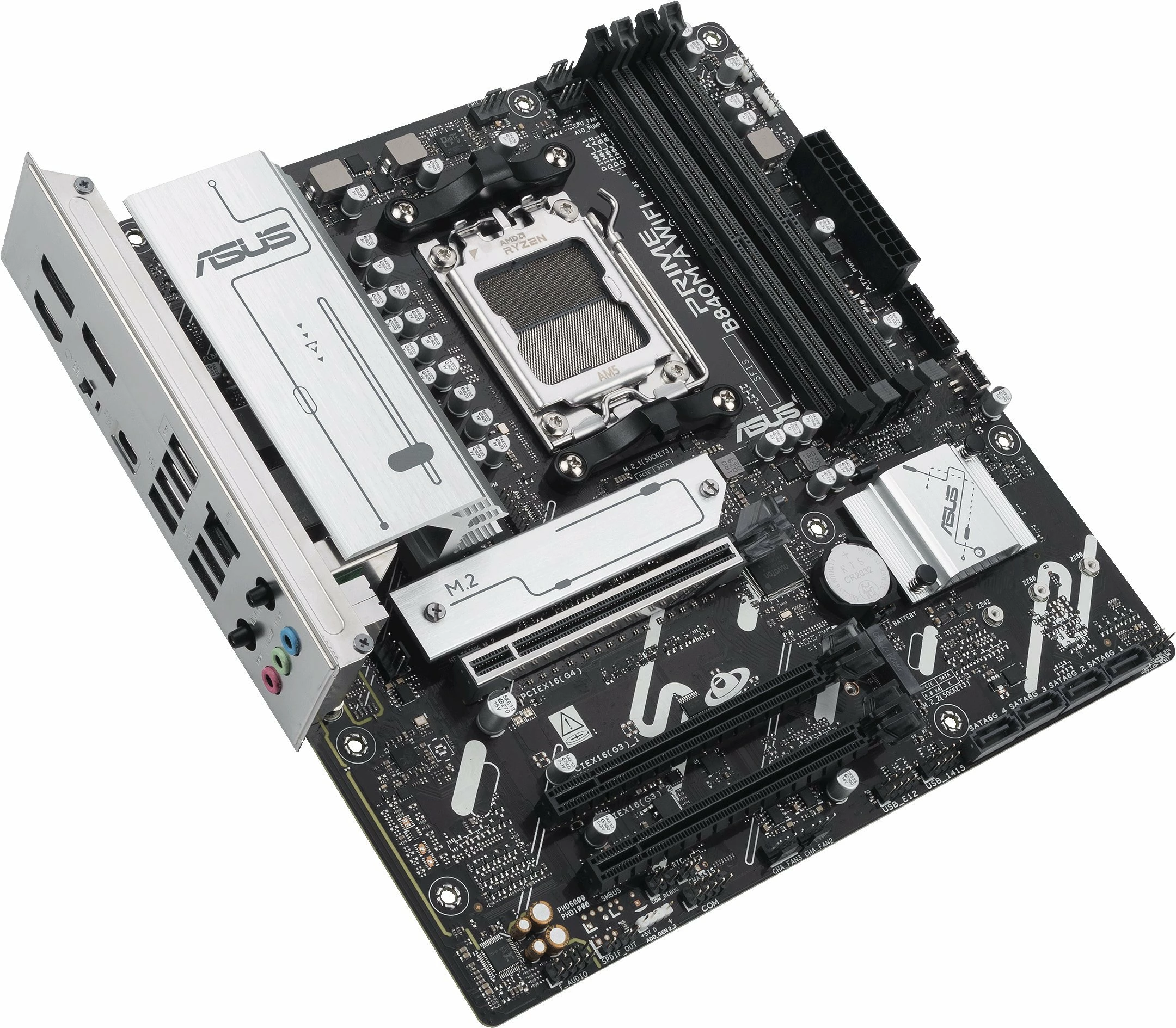 Pllakë amë Asus PRIME B840M-A WIFI Micro ATX AM5 DDR5 Wi‑Fi 6E
