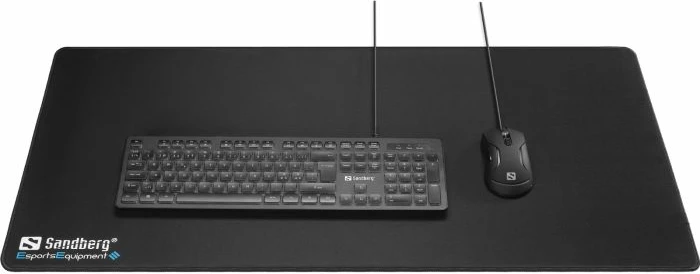 Mauspad Sandberg Gamer Desk Pad XXXL 520-27 90 x 45 cm, e zezë
