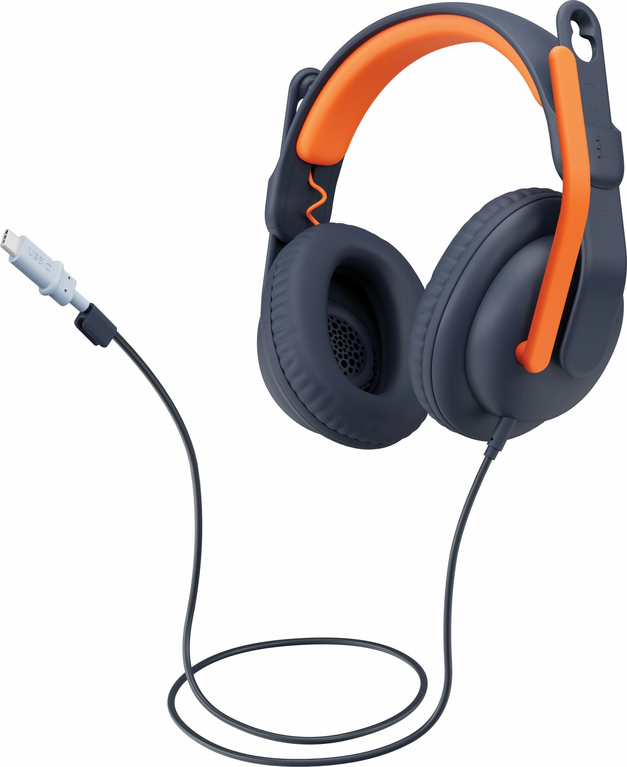 Kufje Logitech Zone Learn, USB Type-C, për fëmijë, ngjyrë blu