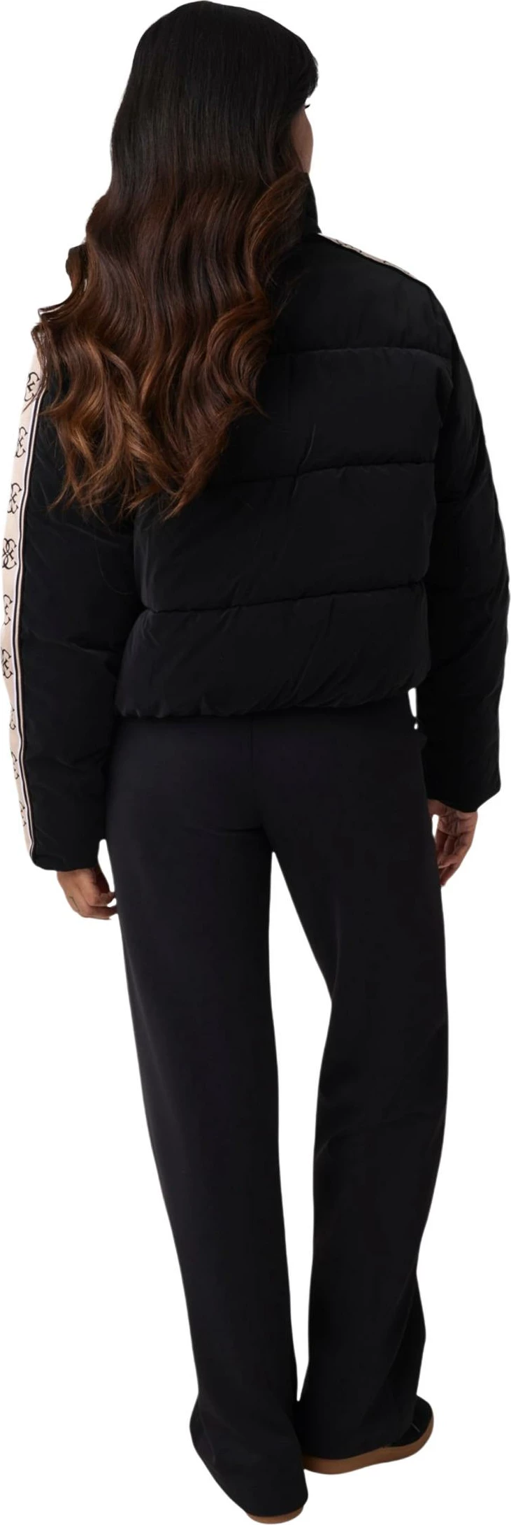 Jakne puffer për femra Guess Active New Jean Puffer Jack V5BL11 WGYC2, e zezë [Madhësia: S]