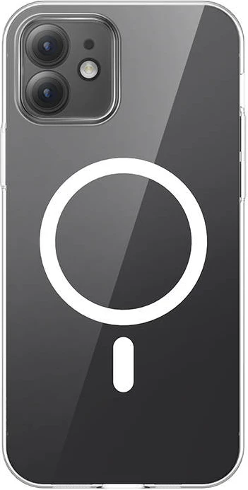 Mbështjellës Baseus Magnetic Crystal Clear për iPhone 12, transparent, me xham të temperuar dhe set pastrimi