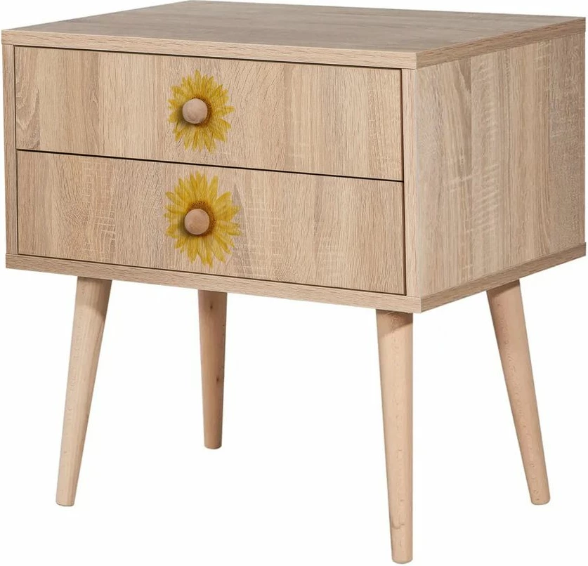 Komodinë nate Skye Decor, City Two Seed, shumëngjyrëshe