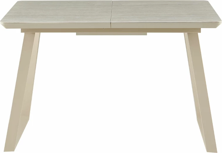Tavolinë zgjatëse Tessera, ngjyrë bezhë-latte, 120x80x76cm
