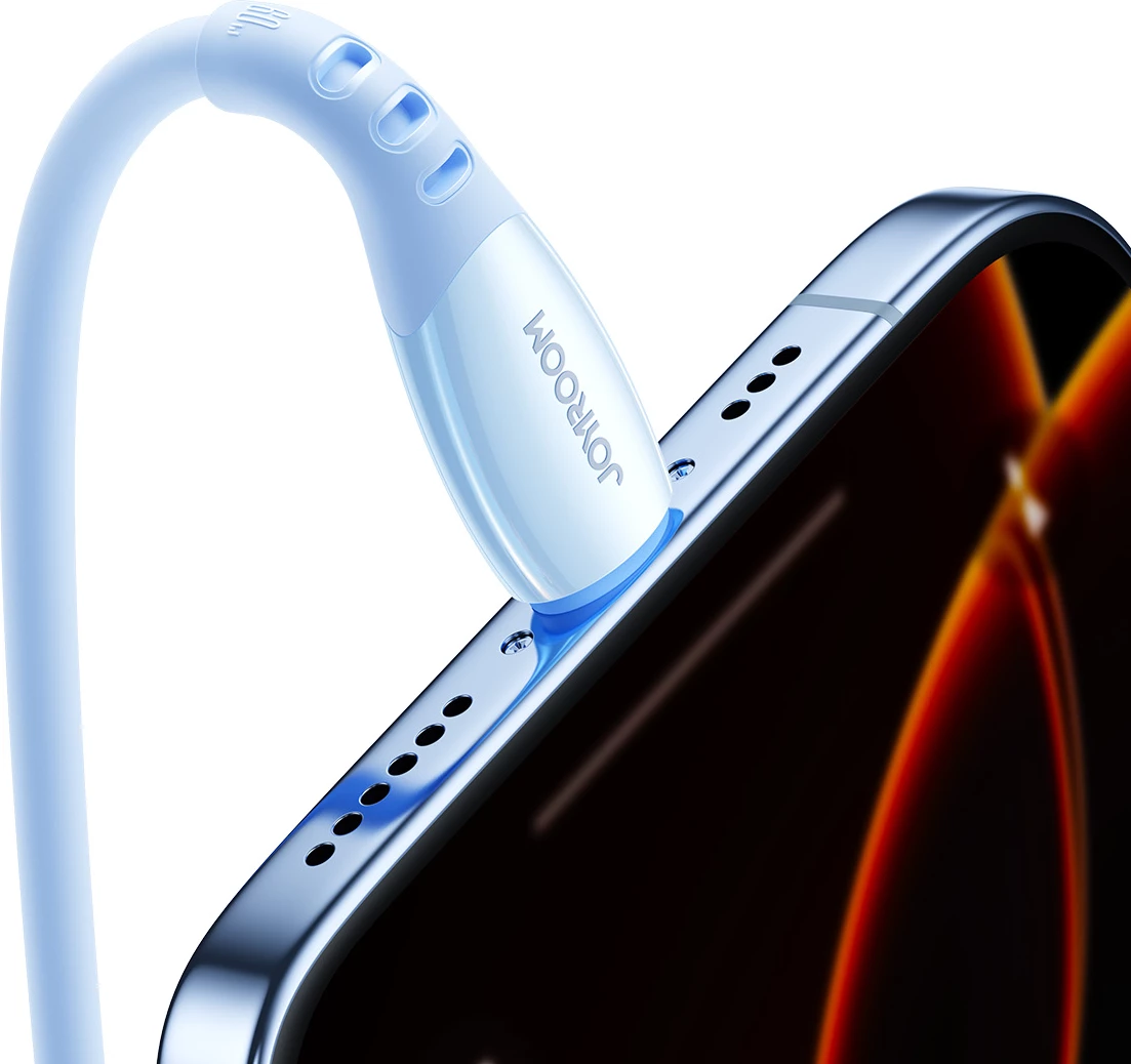 Kabllo USB-C në USB-C Joyroom S-A59 Vibrant Series 60W 1.2 m, blu