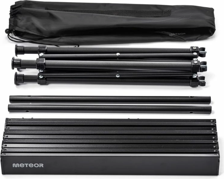 Tavolinë palosëse Meteor, e zezë