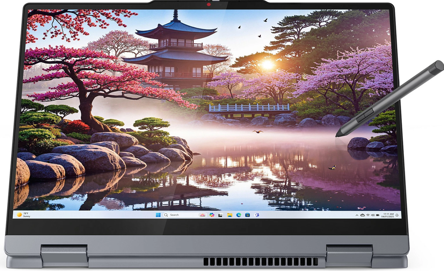 Laptop 2-në-1 Lenovo IdeaPad 5, Ryzen AI 5 340, 16GB RAM Memorje, 512GB SSD, 14" WUXGA, Windows 11 Home, Luna Grey