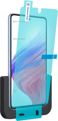 Film mbrojtës ekrani Samsung EF-UA536CTE për Galaxy A53, full screen, transparent, 2 copë